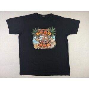 Vintage Dead Sea "Lowest Place On Earth" T Shirt Israel Camel Fish Mens 2XL